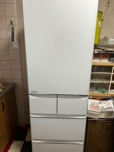 ミツビシ　三菱　MITSUBISHI  大型冷蔵庫　MR-B46Z-W  455L 5ドア　ファミリー用