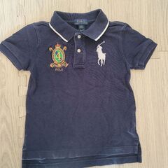 ポロ POLO ラルフローレン ポロシャツ 紺 3T 100cm