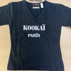 # KOOKAI  キッズ❓Tシャツ　黒　新品