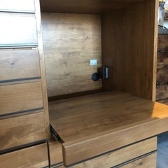 キッチンカウンター幅120センチ 木目柄 値下げしました！