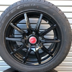 No.80スタッドレス205/55/16 5H PCD114.3 アルミ付4本セット