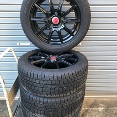 No.80スタッドレス205/55/16 5H PCD114.3 アルミ付4本セット