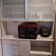 キッチンボード カップボード 食器棚 幅140キッチン収納