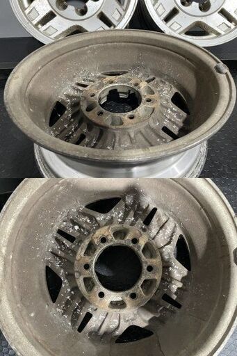 TOYOTA トヨタ 70ランクル/78プラド 純正ホイール 16インチ 4本 6J6HPCD139.7 希少　(MHB031)クレジットカード QRコード決済可能 TOYOTA トヨタ 70ランクル/78プラド 純正ホイール 16インチ 4本