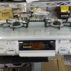 ID161979　ガスコンロ２口（プロパン）２０１９年リンナイ製