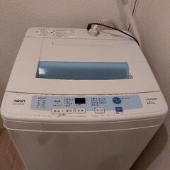 【中古】SA-AQWS60C/洗濯機/6.0kg/AQUA/アク...