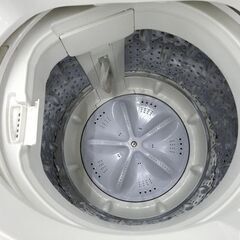 西岡店 洗濯機 5.5kg 2018年製 SHARP ES-GE5C 風乾燥付き ホワイト 全自動 家電 シャープ 