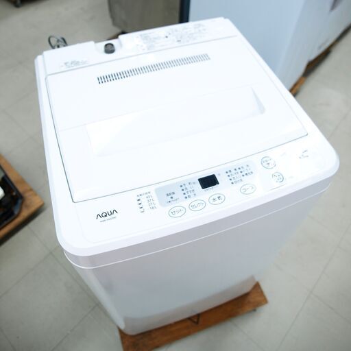 洗濯機　4.5kg　アクア　AQW-S452(W)　リユース品
