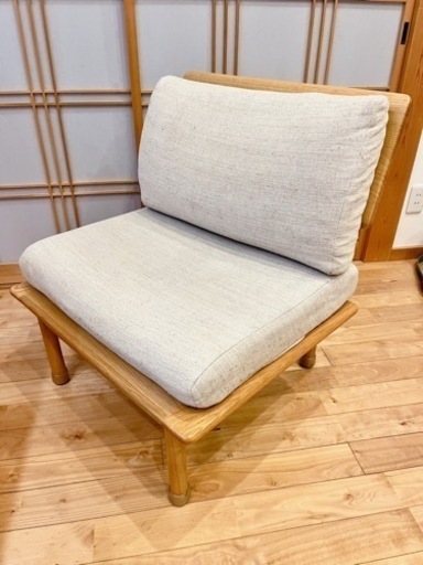 オークエスト 1人用チェアソファ 1Pチェア オークエスト MBR/BR 布張り