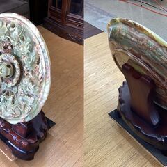 M10 最強 大理石 龍の置物 100kg 直接引き取り限定（近県配送応相談）