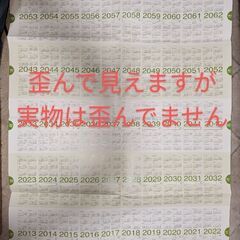 ⭕レア！【50年カレンダー】2013〜2062