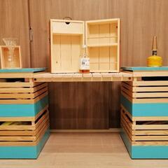 キャンプ収納ボックス