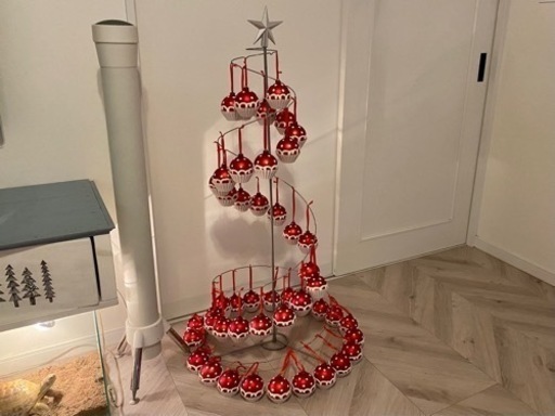 IKEAクリスマス　ツリー　カップケーキオーナメント