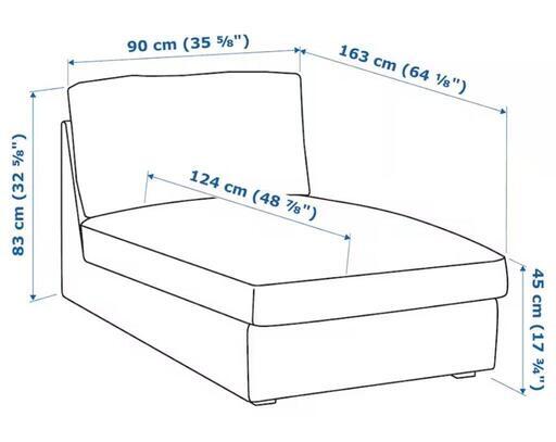【中古】IKEA イケア\n KIVIK シーヴィク 長椅子