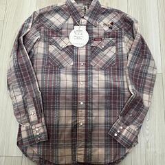 新品 ヒステリックグラマー チェック シャツ スカル刺繍