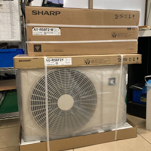 【未使用品】【店頭引取限定】SHARP シャープ エアコン プラズマクラスター AY-R56F2-W 121,000円（税込）