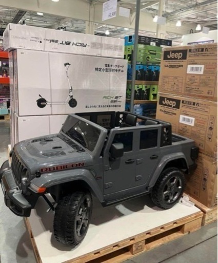 ⭐︎入手困難‼︎⭐︎ 子供用電動自動車 Jeepルビコン 未使用 コストコ