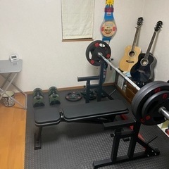 プロ向けベンチプレス、スクワットセット130kg