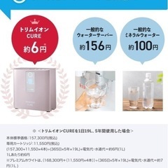 電解水素水整水器 日本トリムTRIM ION HYPER 