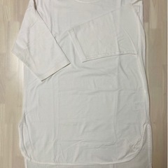 【お譲り先が決まりました】白　半袖　チュニックTシャツ　Mサイズ