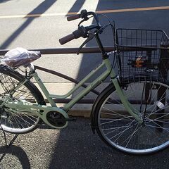 【新品自転車】倉庫在庫放出特価・26インチ・6段ギヤ・クラシカル...