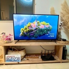 【おしゃれ・美品】オーダーメイド テレビボード テレビ台 ナチュラル