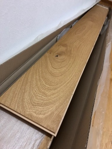 DIY新品約2箱オークフローリング クリア塗装