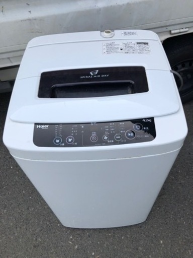 福岡市内配送設置無料　JW-K42H-K 全自動洗濯機 Joy Series ブラック [洗濯4.2kg /乾燥機能無 /上開き]