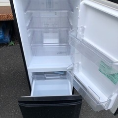 福岡市内配送無料　三菱 146L 2ドアノンフロン冷蔵庫 keyword キーワードブラック MR-P15EZ-KK