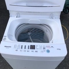 福岡市内配送設置無料ハイセンス洗濯機 HW-E4503