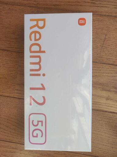 新品　Redmi 12 5G  メモリ4G ミッドナイトブラック　シムフリースマホ