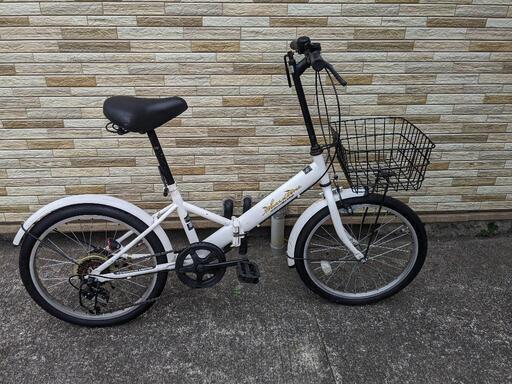 中古自転車 6段変速 20インチ折りたたみ ライト無し軽整備済み 防犯登録対応 町田市 相模原市 SO163