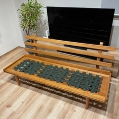 クロロス 三人掛けソファー チーク