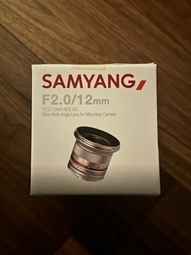 SAMYANG 単焦点広角レンズ 12mm F2.0 ブラック フジフイルム X用 APS-C用