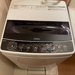 【ネット決済】洗濯機（5.5kg）　ハイアール製　JW-C55D