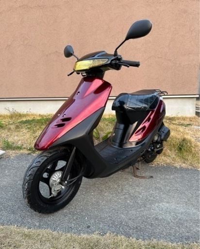 ワイン\u0026ブラック✨ ホンダ  スーパーディオ  AF27  タイヤ前後新品  人気車輌
