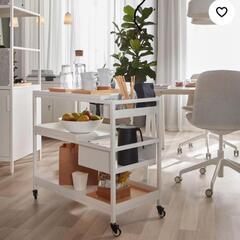 IKEA TROTTEN トロッテンワゴン 白 (Y.U.) 幡ヶ谷の収納家具《収納  