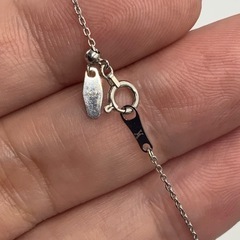 ヴァンドーム青山　ダイヤモンドクロスネックレス　pt950 pt850 約45cm 3.2g 0.35ct