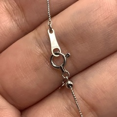 Pt900 pt850 ダイヤモンドネックレス　0.211ct 1.7g 鑑定書