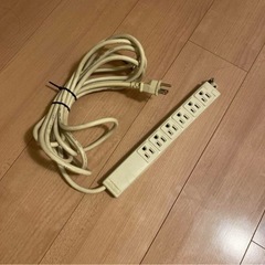 電源タップ　テーブルタップ　5m