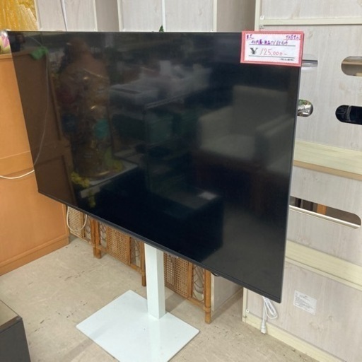 【最終値下げ￥88,000-】TOSHIBA 2020年製4K内蔵65インチ　テレビ台セット