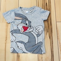 キッズ Tシャツ グレー  1.5〜2才 バックスバニー