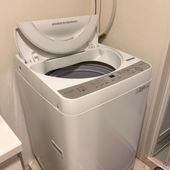6kg SHARP 2018年製 美品 洗濯機