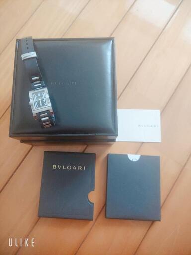 ☆28.29日限定セール☆　BVLGARI　ブルガリ　腕時計　レッタンロゴ　黒