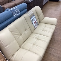 KL-22【新入荷 リサイクル品】収納付き ソファベッド アイボリー