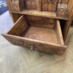 【BY REUSE 出水店 出張買取•見積完全無料¥0】アジアン船型インテリア棚