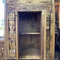【BY REUSE 出水店 出張買取•見積完全無料¥0】アジアン船型インテリア棚