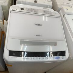 洗濯機　No.8025　ビートウォッシュ　日立　BW-V80C　...