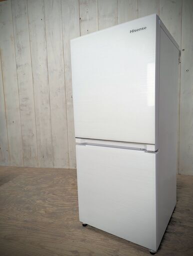 Hisense ノンフロン冷凍冷蔵庫 HR-G13B 134L 2ドア 左開き ホワイト 一人暮らし 2020年製 動作確認済み 菊
