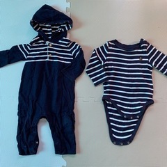 70,80cm baby gap 長袖肌着 服セット